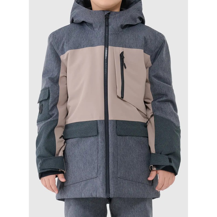 4F U0831 sportdzseki fiúknak, barna, 158 cm, vízálló, szellőző