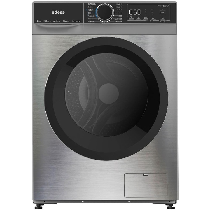 Пералня Edesa EWF-7201 X, 7 кг, 1200 prm, 16 програми, Клас A, Сива