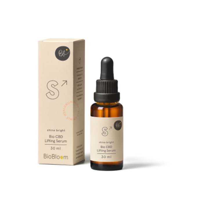 БИО CBD лифтинг серум против бръчки Shine Bright BioBloom