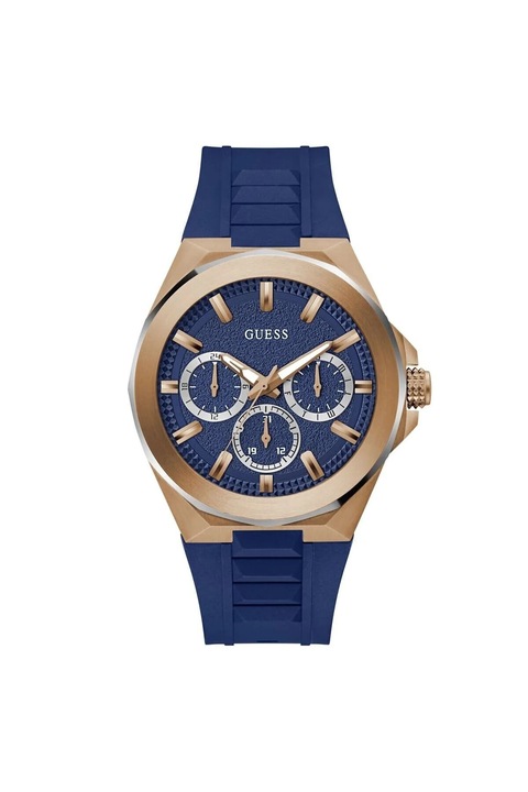 Ceas barbatesc Guess, diametru carcasa 46 mm, rezistenta la apa 5 ATM, GW0799G2