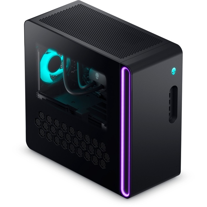 Alienware Aurora R16 настолен геймърски компютър i7-14700KF, 32GB DDR5 RAM, 2 TB SSD място за съхранение, NVIDIA GeForce RTX 4080 SUPER 16 GB графична карта, Wi-Fi, Windows 11, черен