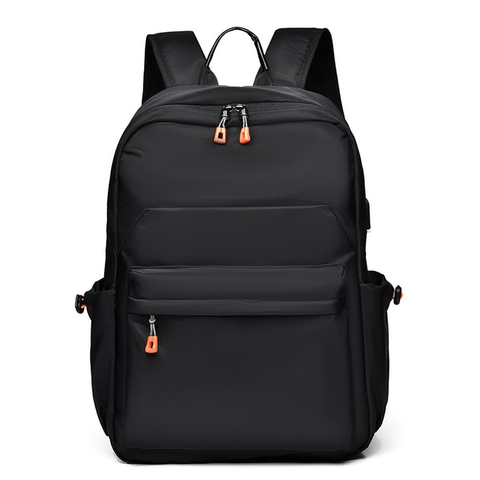 Rucsac, Rucsac laptop, compatibil cu laptop 15.6" si tableta 11", 20L, full impermeabil, cu port de incarcare USB, Potrivit pentru barbati si femei, pentru calatorie, scoala sau serviciu, Negru