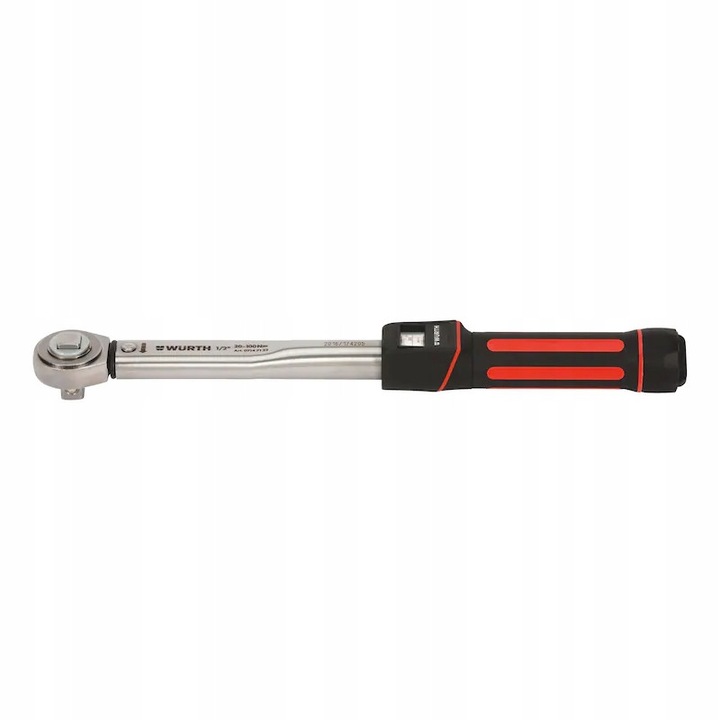Wurth nyomatékkulcs 1/2", 20-100 Nm, +/-3% pontosság, 72 fogas racsnis, ergonomikus fogantyú