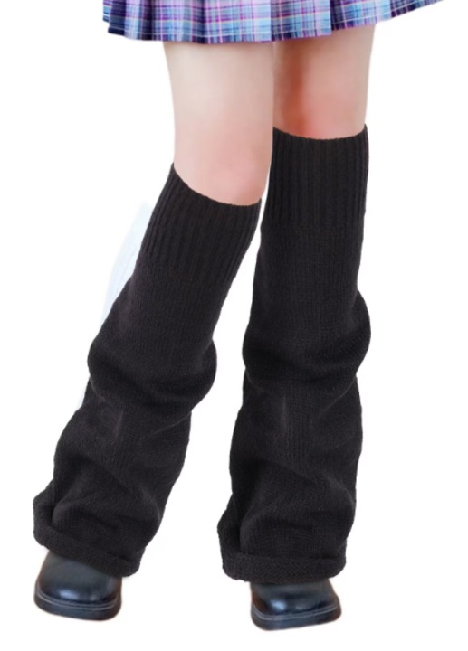 Sosete dama, ADAIVIUME, 1 perechi, Tricot, marime universala, Negru