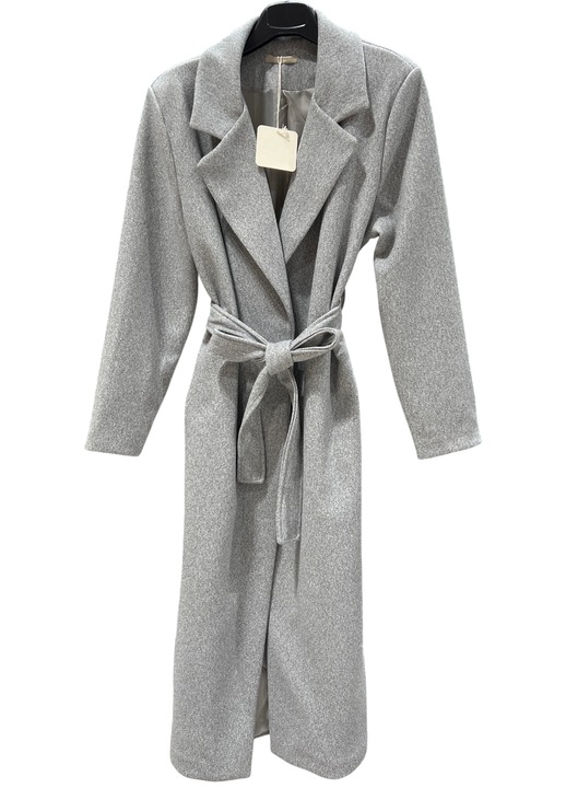 Palton cu cordon gri de dama, S/M