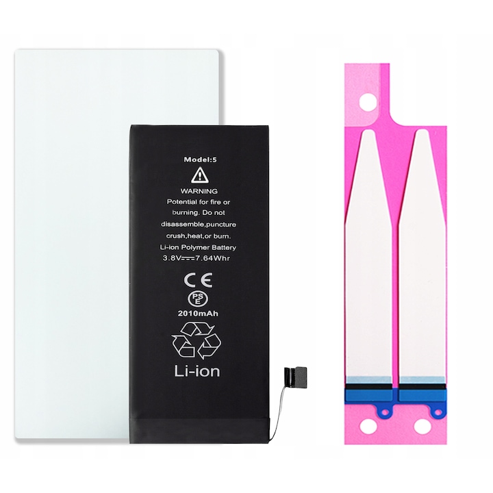 Bateria pentru iPhone 5, cu capacitate marita, 2010 mAh, NOWACELL