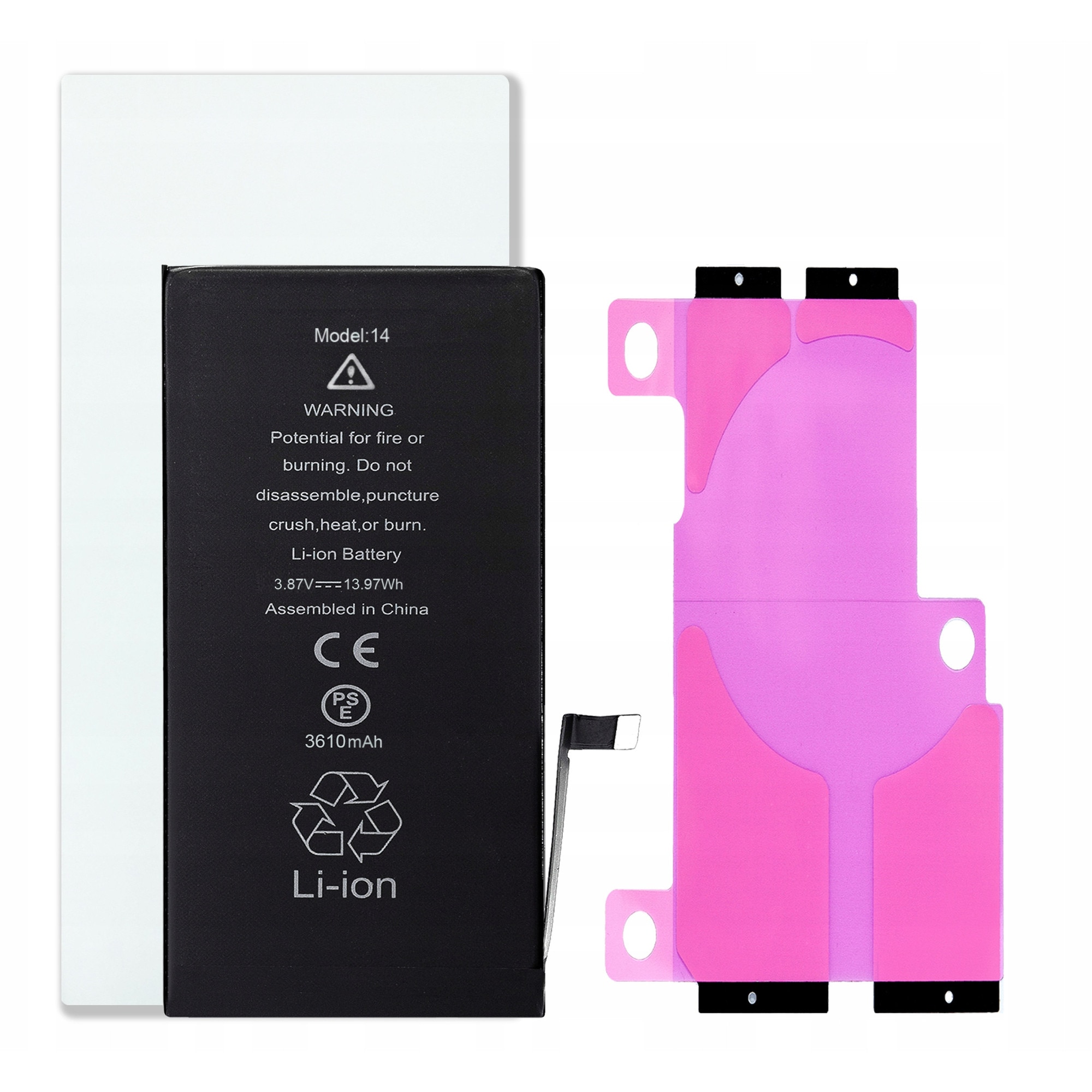 Bateria pentru iPhone 14, cu capacitate marita, 3610 mAh, NOWACELL ...