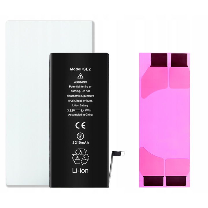 Батерия за iPhone SE 2 (2020), с увеличен капацитет, 2210 mAh, NOWACELL