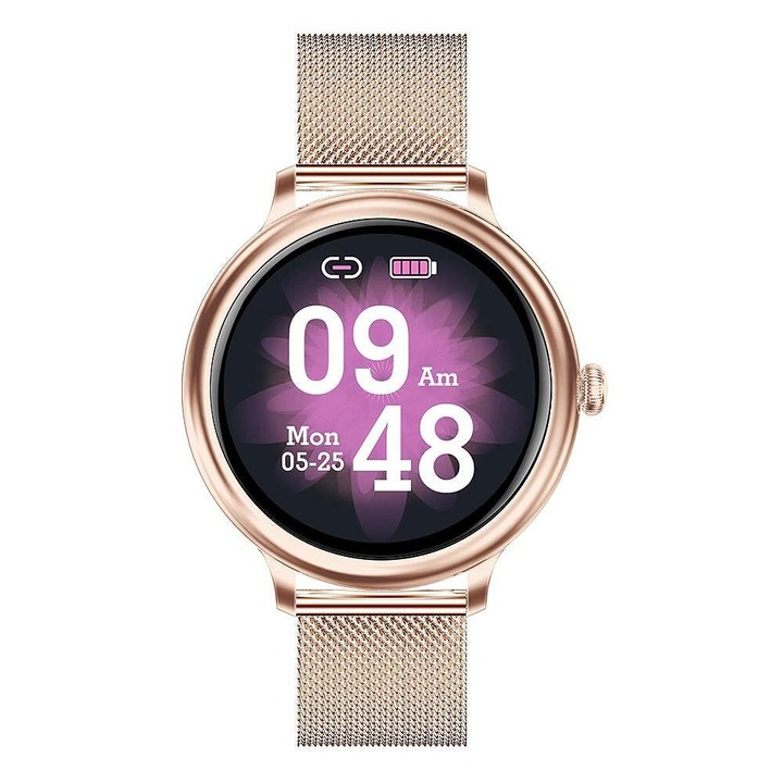 Smartwatch NUBI NY12, Puls, Calorii, Roz