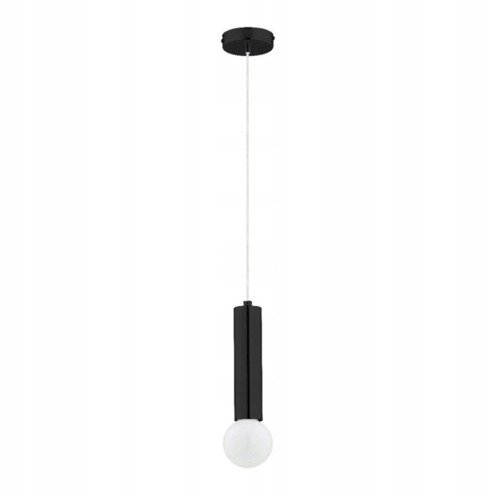 Висяща лампа Alfa Jazz, метал, черна, модерен дизайн, E27