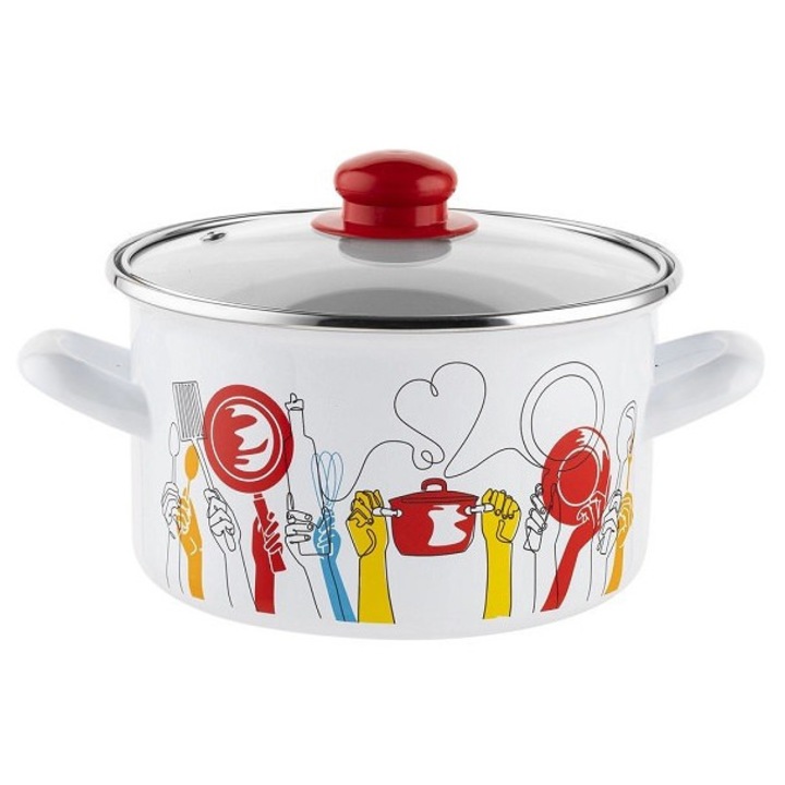 Oala Emailata Pepito 18 cm 2.6 L - Sanatoasa si Versatila