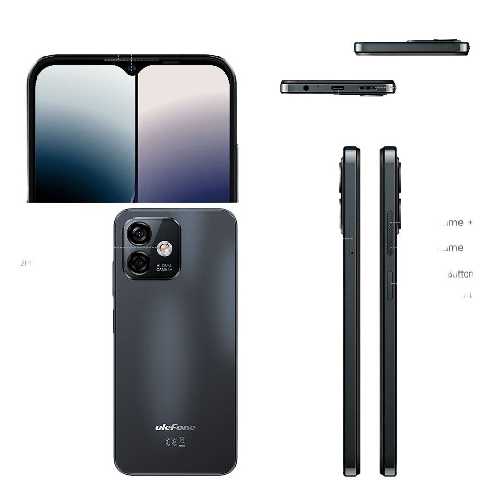 Telefon mobil Ulefone Note 16 Pro, Dual SIM, 4G, Octa-Core, 6.52