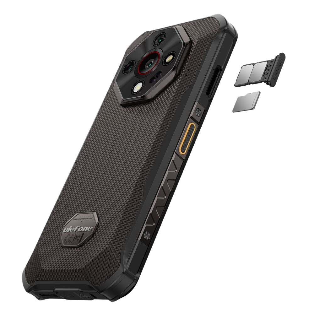 Telefon mobil Ulefone Armor X16, Dual SIM, 4G, Helio G91, 6.56-inch 90Hz IPS, 12GB RAM / 128GB, NFC, 10360mAh, IP68/IP69K, Android 15, Wasteland Shadow