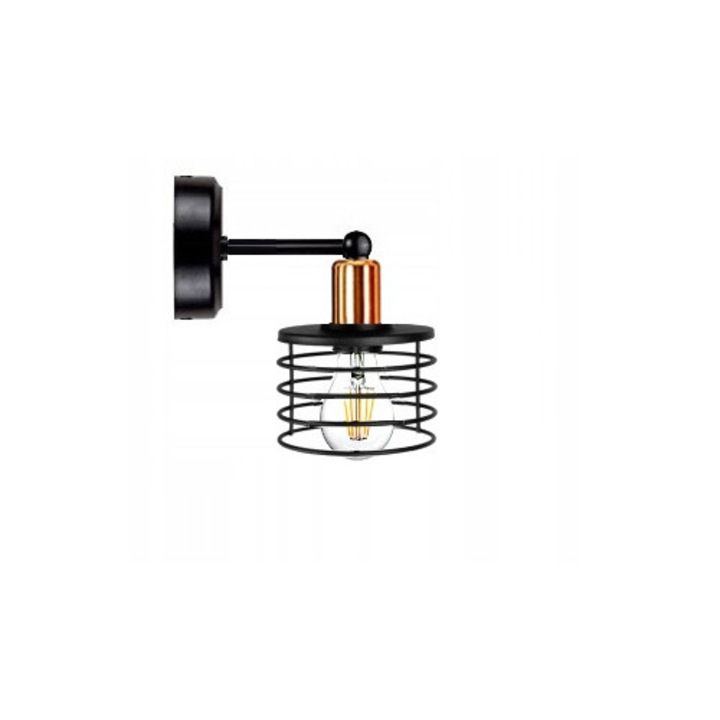 Lampa suspendata BALI 60-13P LED, neagra, metal, E27, 60W