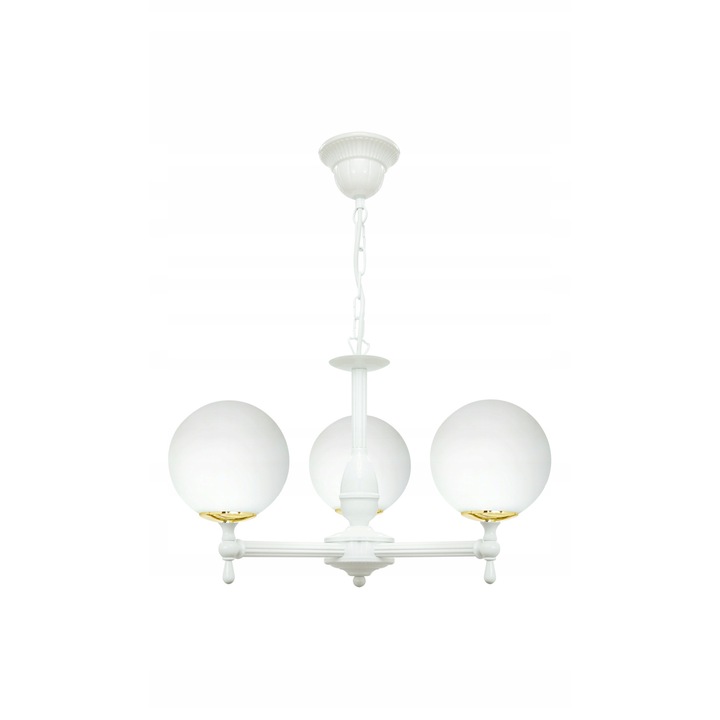 Lampa Suspendata Porto Kula Alba 3xE27 - Design Modern