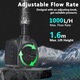 Помпа за аквариум, Oricean®, безшумна, потопяема, водна, 1000 л/ч 15W, 2 дюзи, С воден маркуч 1,5 метра, Регулируем воден поток, за аквариум, езерце, фонтан, черен
