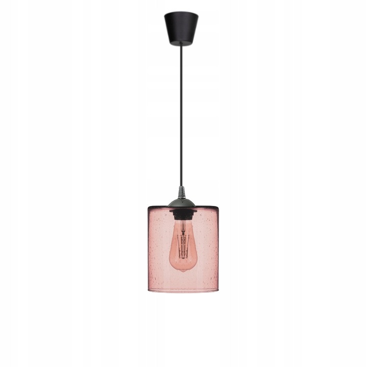 Lampa Suspendata Neira 1S Tuba Sticla Moderna Glamour