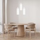 Lampa Suspendata Satinna 1xE27, 100cm, Alb Mat, Design Modern