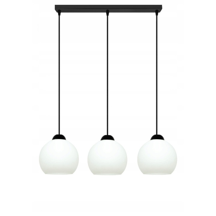 Lampa Suspendata KRETA BLACK LED E27 pentru Salon, Peste Masa