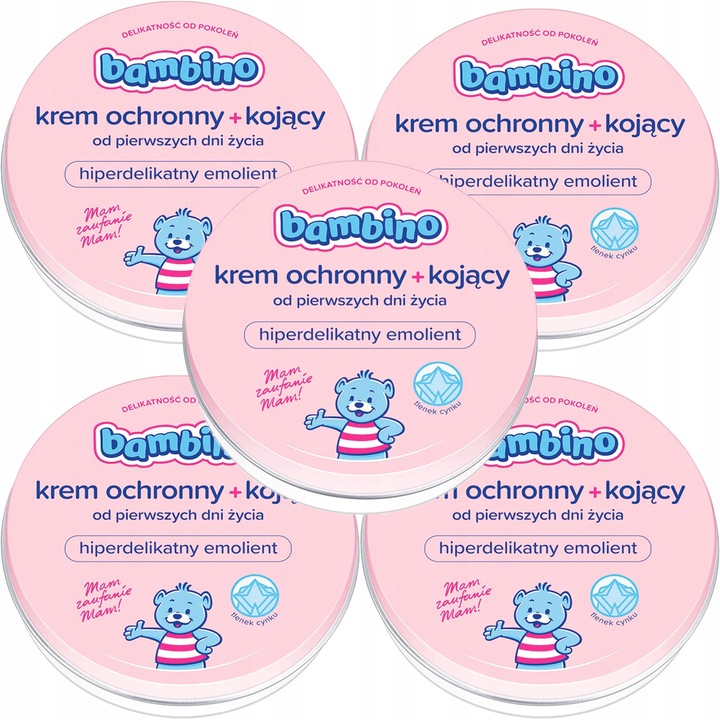 Crema pentru copii Bambino, 75ml, protejeaza pielea, calmeaza iritatiile