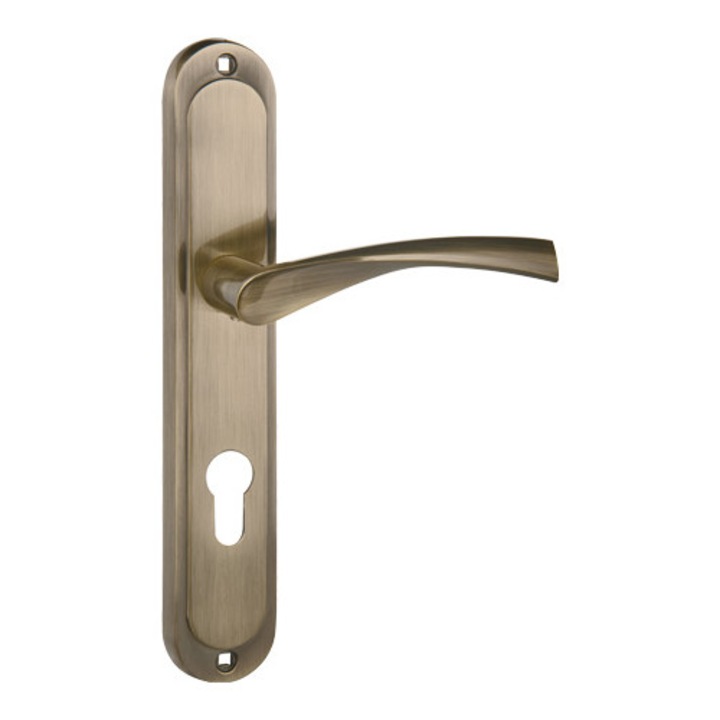 Maner usa Diana, patina, 72mm, pentru usi interioare, 2 bucati