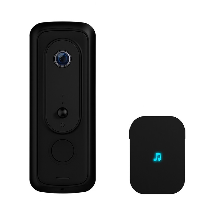 Camera video fara fir cu sonerie si senzor de miscare SMART TUYA + Sonerie EDUP EH-H2