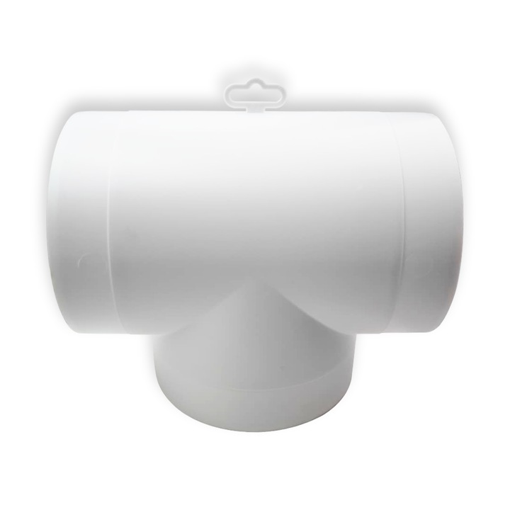 Teu circular PVC, D 160, VENTEUROPE, rezistent la temperaturi extreme, pentru racordare tubulaturi, 16TP