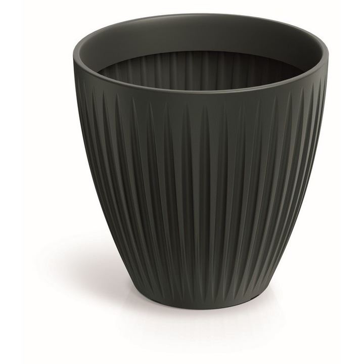 Саксия Prosperplast Latia Round MIDL, антрацит, 60см