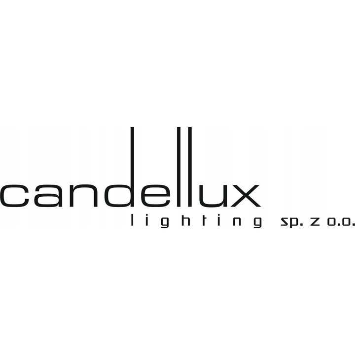 Lustra Candellux Icaro, metal, negru si auriu, 1x40W E27, 14x14x130cm, set