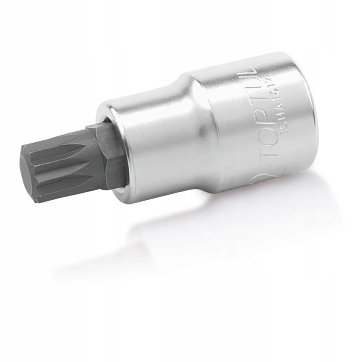 Set chei tubulare Toptul BCHA1612, 12 buc, otel crom-vanadiu, design ergonomic