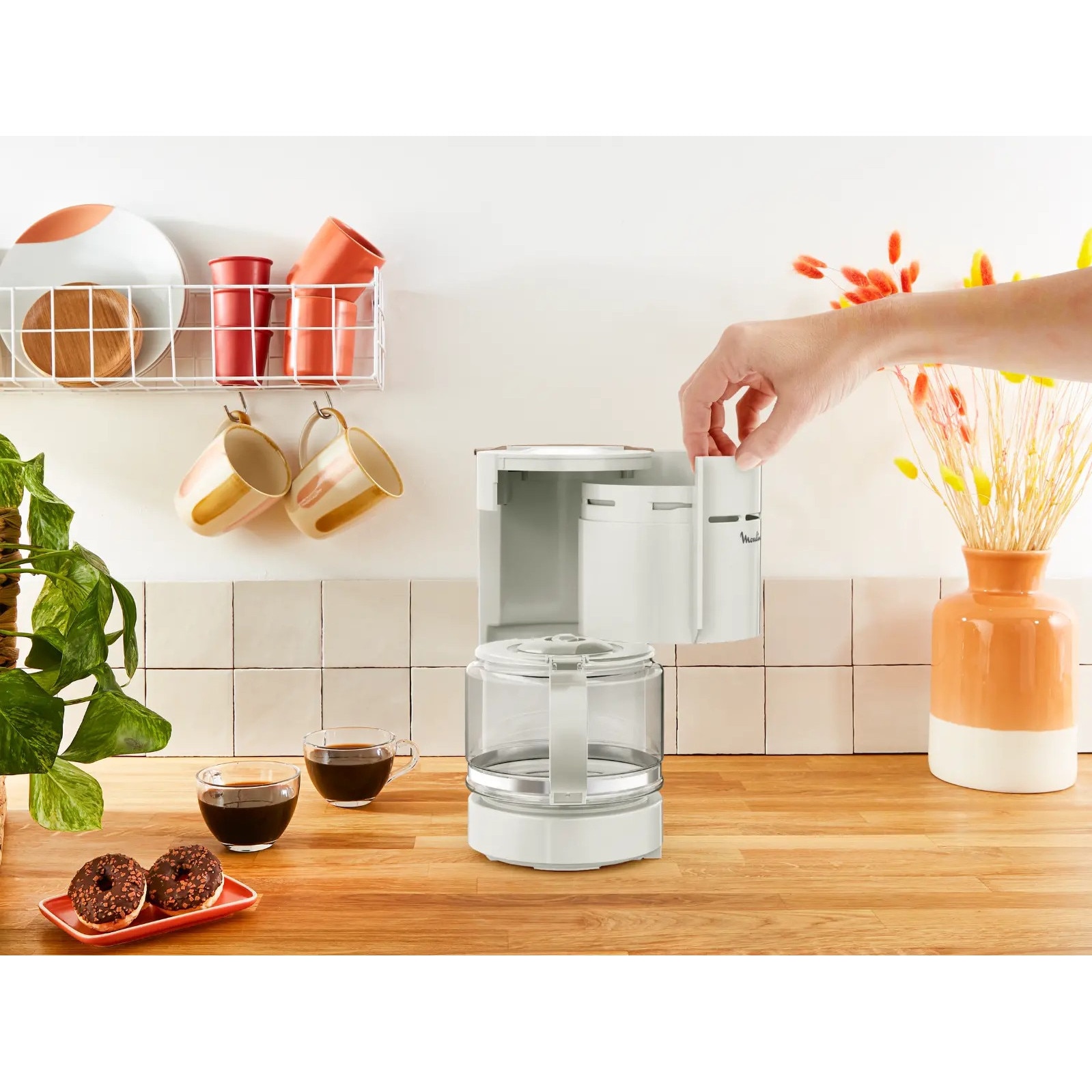 Cafetiera Moulinex FG121A10, Capacitate 1.1 L, 12 Cesti - eMAG.ro