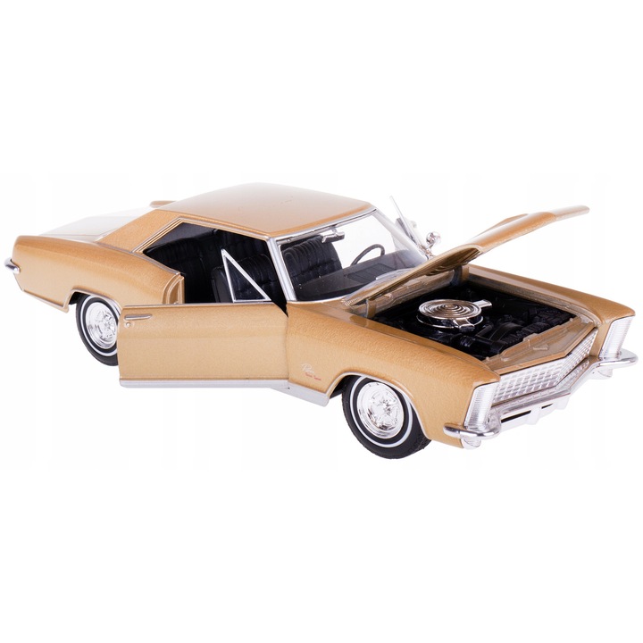 Buick Riviera Gran Sport autómodell, Welly, 1:24, fém/műanyag, 19,5x9x6,5cm