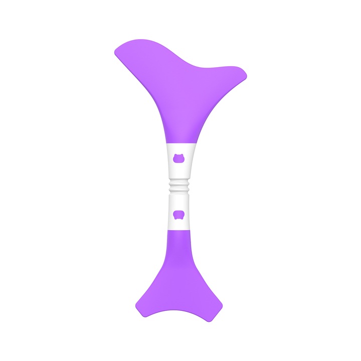 Многократен шаблон за очна линия, за грим, лилав