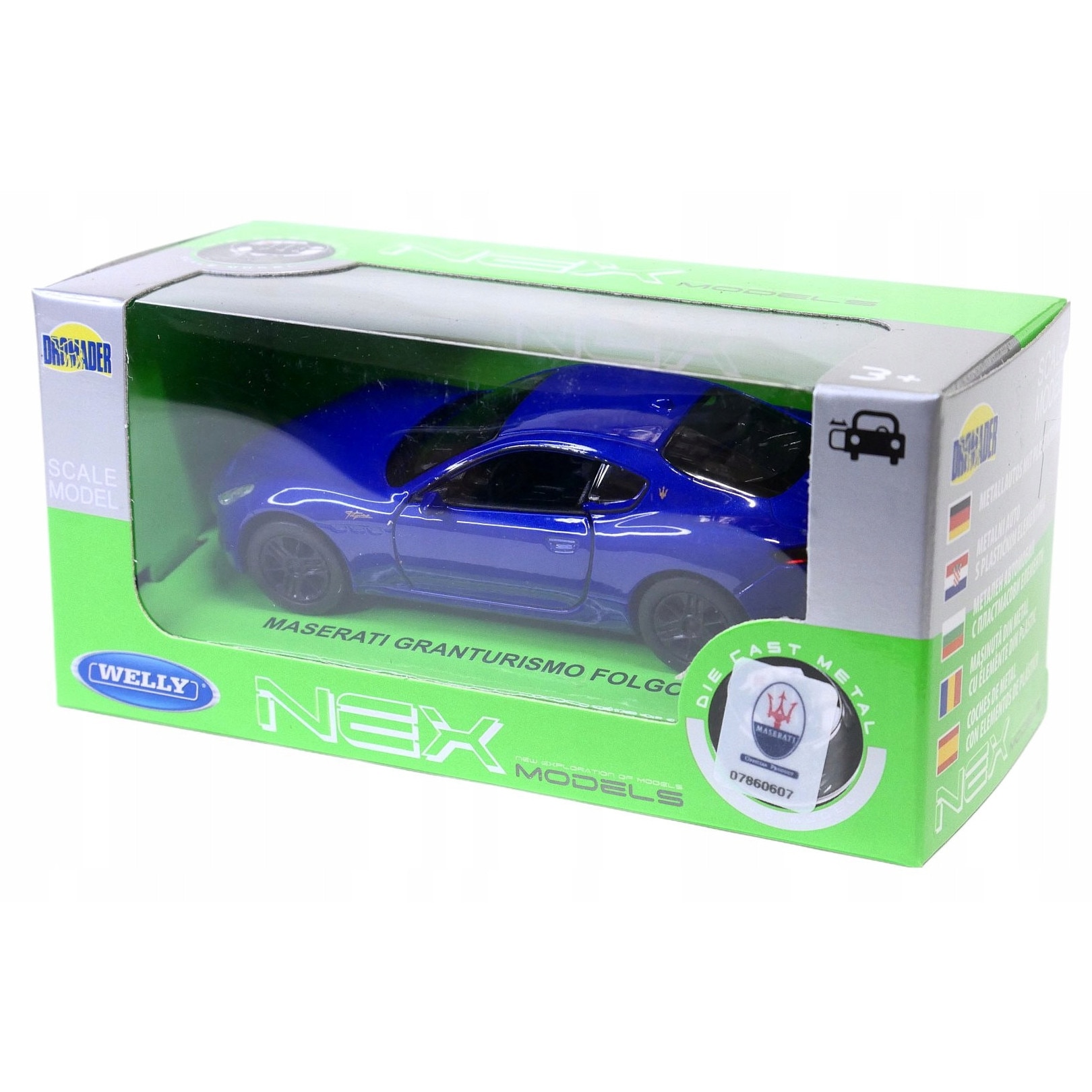 Masina de jucarie Maserati GranTurismo Folgore, Welly, 1:34