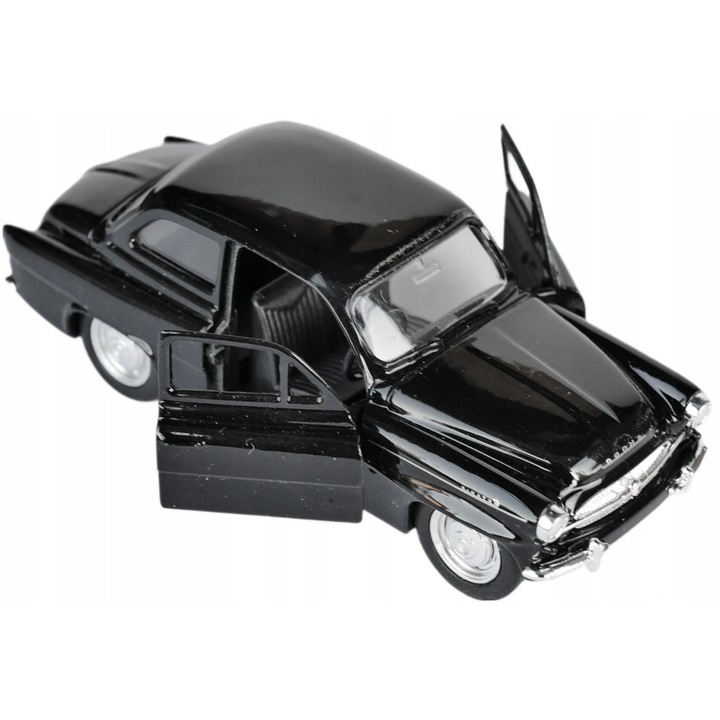 Játékautó, Welly, Skoda Octavia, 1:34-39, fém, fekete