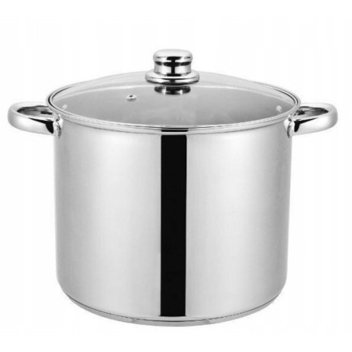 Гастрономическа тенджера 10L, Brunbeste, инокс, голям капацитет, диаметър 28см, височина 21.5см
