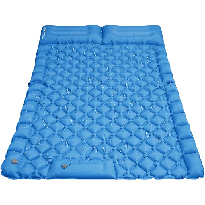 Saltea Auto, Gonflabila, Eulant, 183x131x7 cm, cu Pompa Incorporata, Albastra