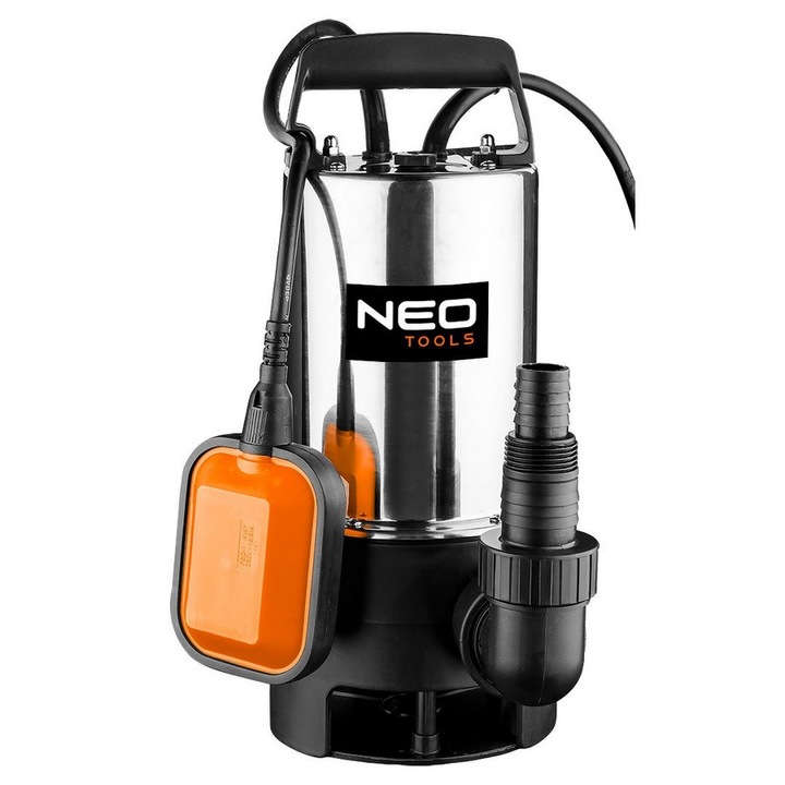 Потопяема помпа за мръсна вода NEO 900W, 10x15x22см