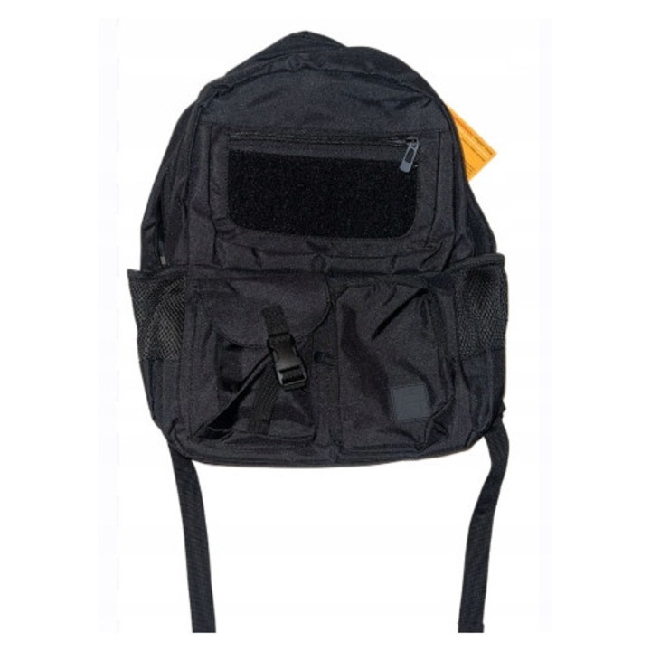 Iskolatáska PASO, fekete, 2 rekeszes, állítható pántok, tartós anyag