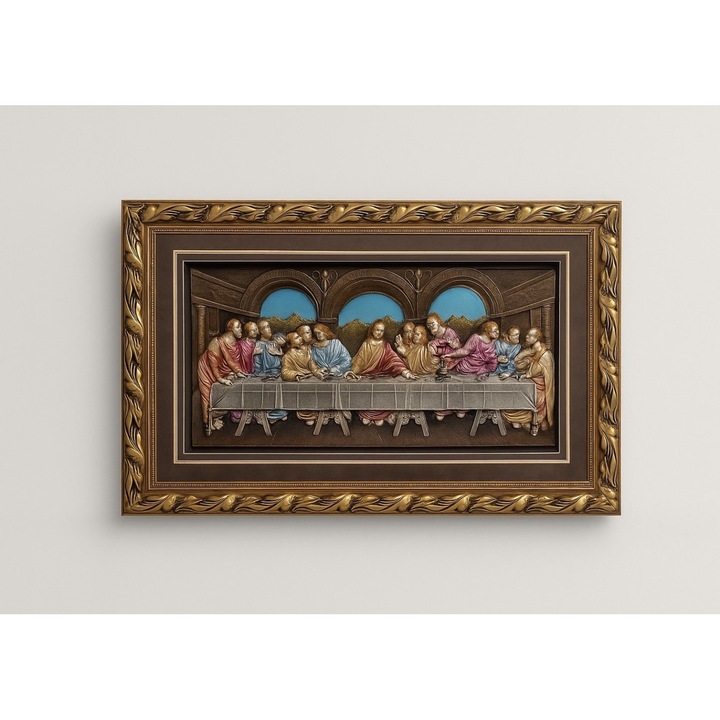 Tablou Cina cea de Taina, Magic Time, 96x59cm, cu rama