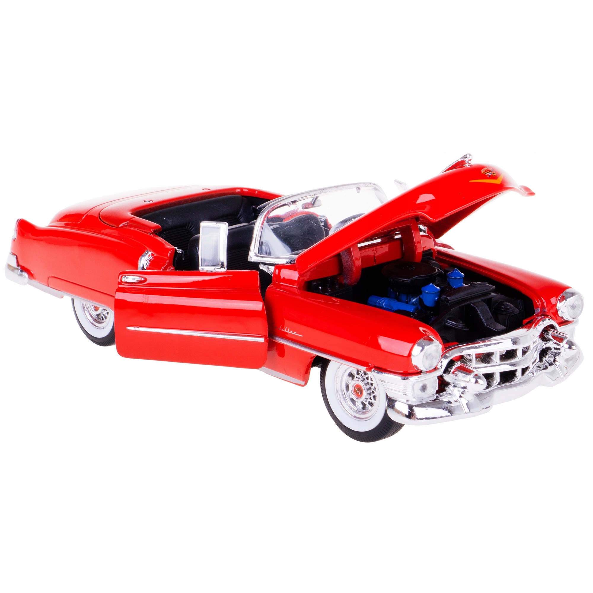 Masina de jucărie Cadillac Eldorado 1953, Welly, metal, 1:24, roșu