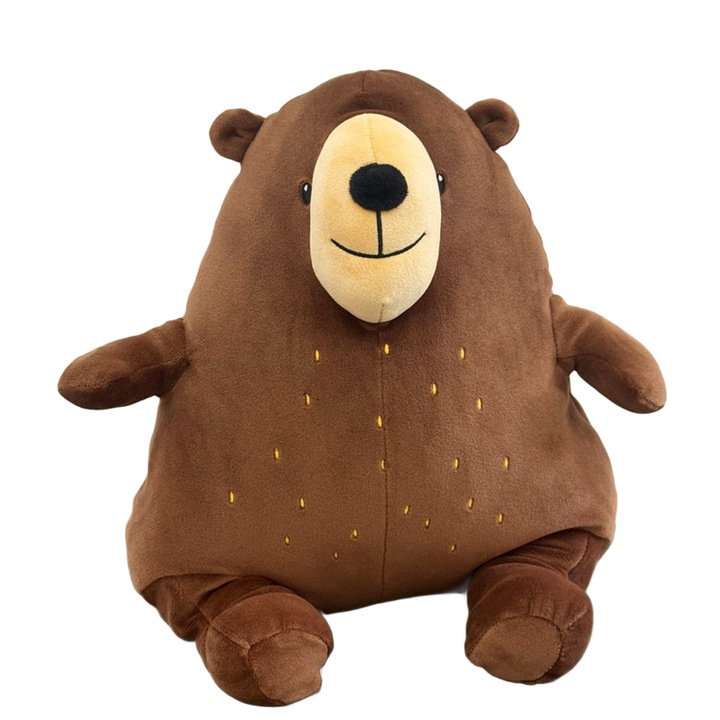 Urs de Plus, Mi-Ma, Catifea, Maro, 26 cm