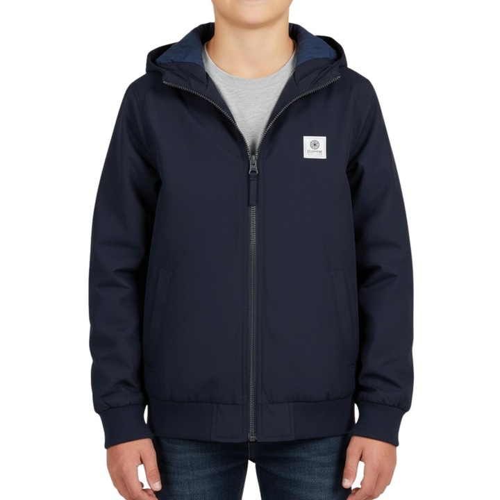 Geaca copii, Element, Dulcey, impermeabil, albastru, bumbac, 140 CM