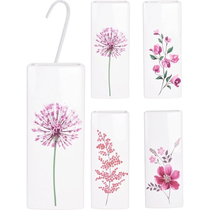 Umidificator din ceramica cu motiv floral pentru element