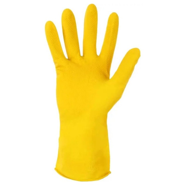 Manusi de protectie CXS NINA, latex, interior velur, set 12 perechi, marimea 9