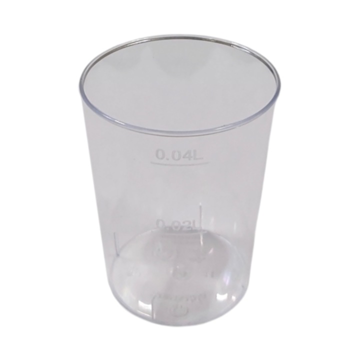 Set 20 Pahare Shot din Plastic Cristal, 40ml, transparent