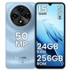 Telefon Lagenio A12 Pro, Albastru, 6.9", 8GB RAM, 256GB ROM, 50MP, Android 15