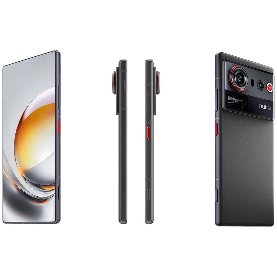Telefon Mobil ZTE nubia Z80 Ultra, 5G, Dual SIM, Procesor Snapdragon 8 Elite, Ecran AMOLED 6.85", 16GB RAM, 512GB Flash, Negru