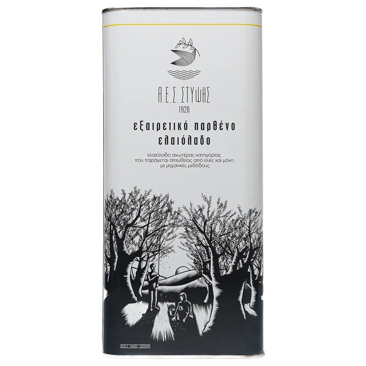 Ulei de masline extravirgin Lesvos 1L, aroma distincta, culoare galben-aurie, harvest 2025/2026