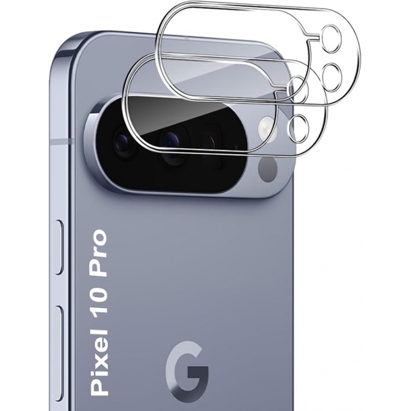 Set 2 Folii Protectie Camera pentru Google Pixel 10 Pro, Sticla Securizata, Transparenta, Anti-Scratch